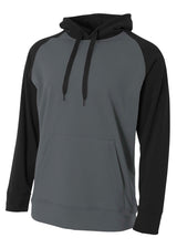 A4 Mens Color Block Tech Fleece Hoodie A4