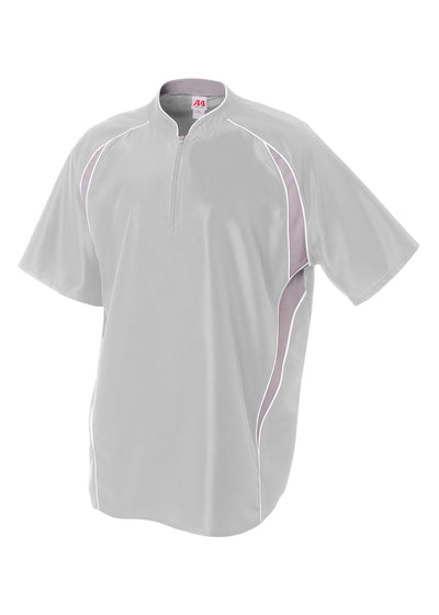 A4 Mens 1/4 Zip Batting Jacket