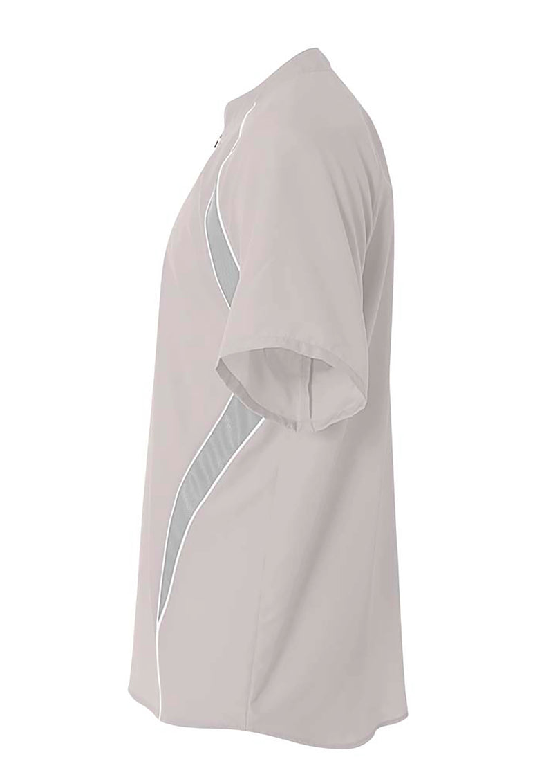 A4 Mens 1/4 Zip Batting Jacket