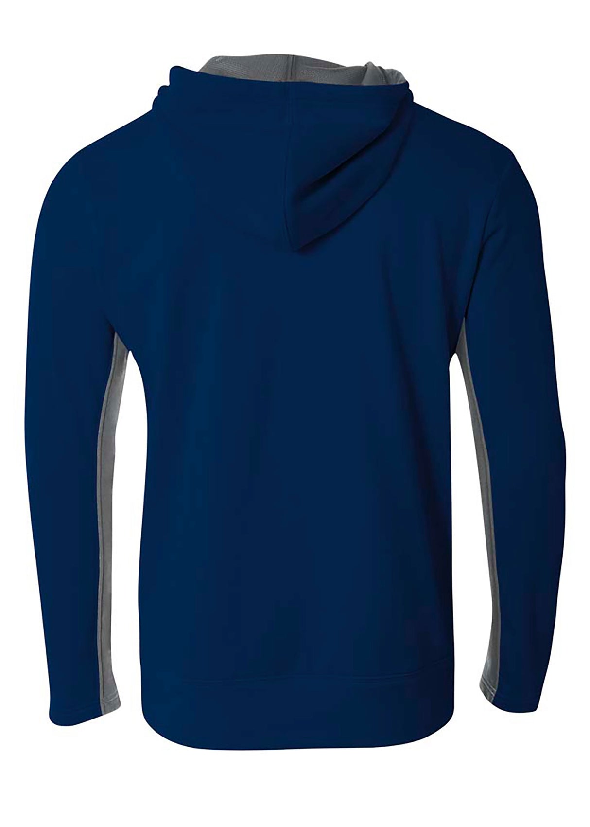 A4 Mens Full Zip Color Block Fleece Hoodie A4