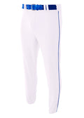 A4 Mens Pro-Style Elastic Bottom Baseball Pant A4
