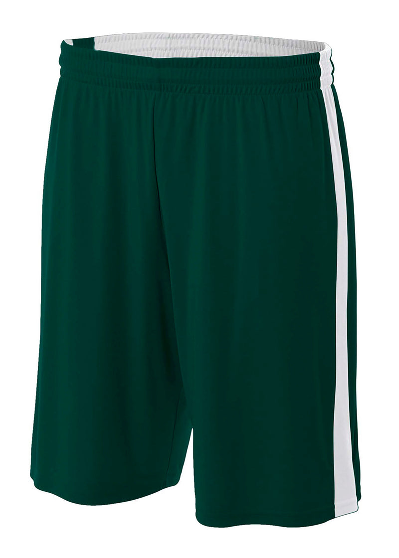 A4 Mens Reversible Moisture Management 10" Short
