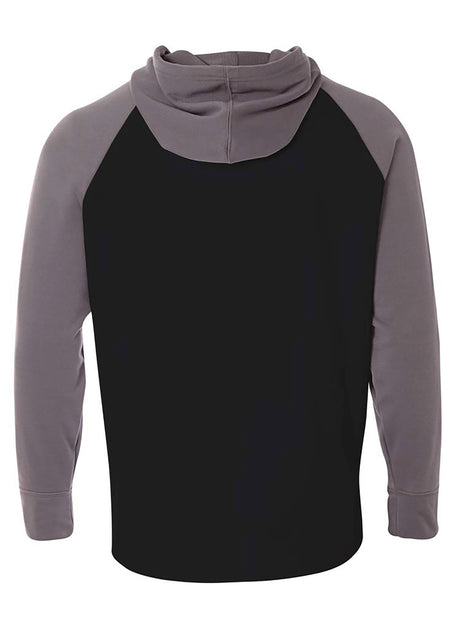 A4 Mens Color Block Tech Fleece Hoodie A4