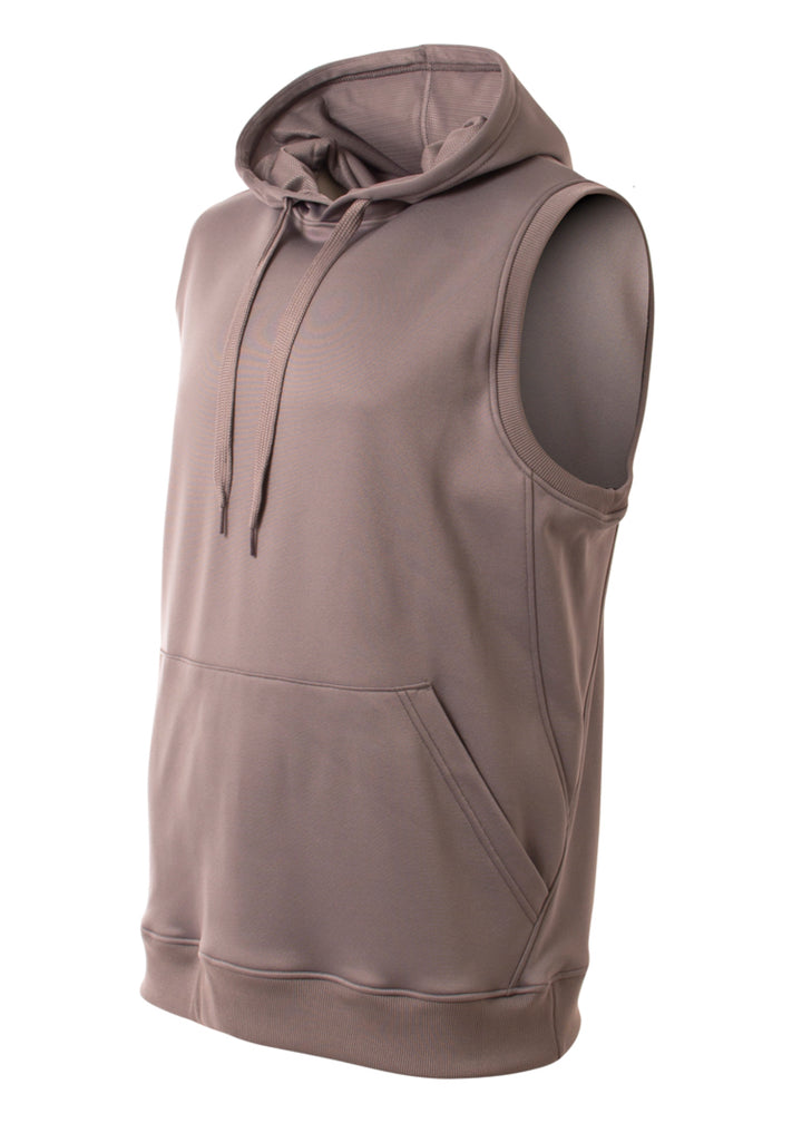 A4 Men's Agility Sleeveless Tech Fleece Hoodie A4