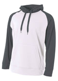 A4 Mens Color Block Tech Fleece Hoodie A4