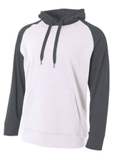 A4 Mens Color Block Tech Fleece Hoodie A4