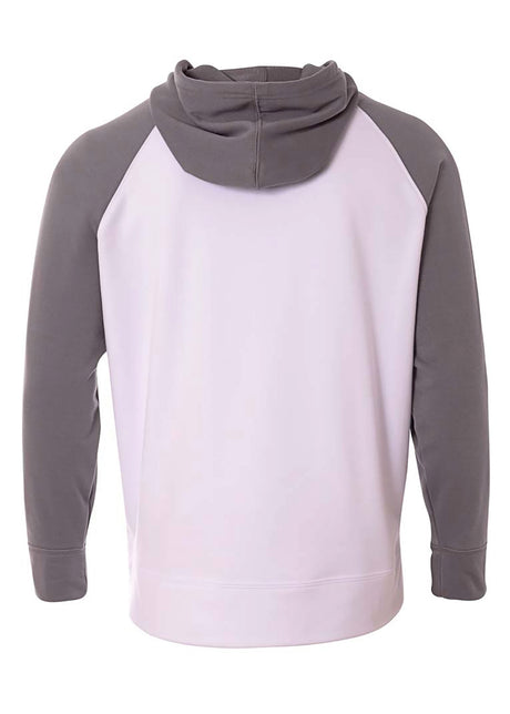 A4 Mens Color Block Tech Fleece Hoodie A4