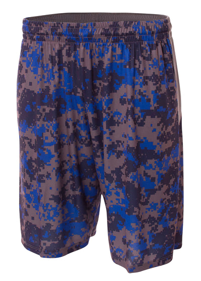 A4 Mens Printed Camo Performance Short