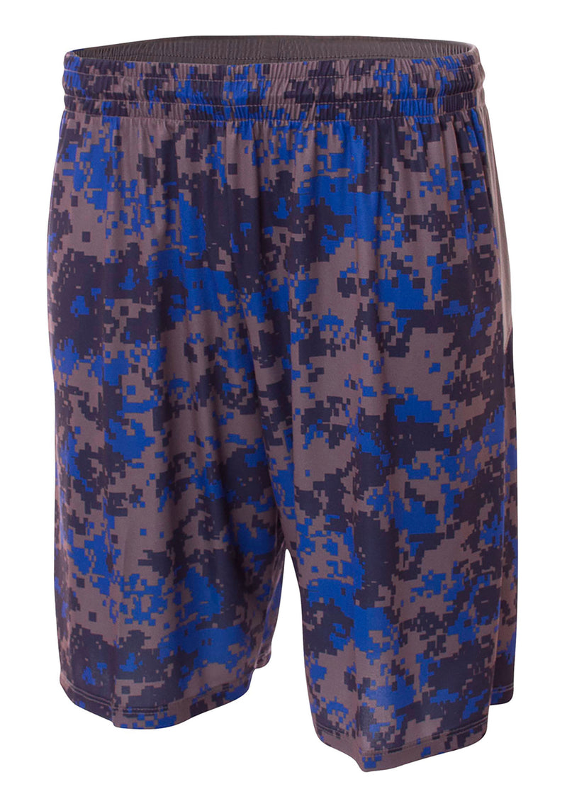 A4 Mens Printed Camo Performance Short