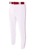 A4 Mens Pro-Style Elastic Bottom Baseball Pant A4