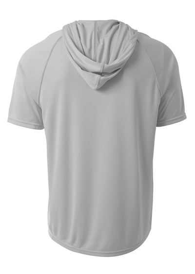 A4 Men's Short Sleeve Hooded Tee