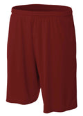 A4 Men's 9" Moisture Management Shorts with Side Pockets