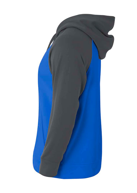 A4 Mens Color Block Tech Fleece Hoodie A4