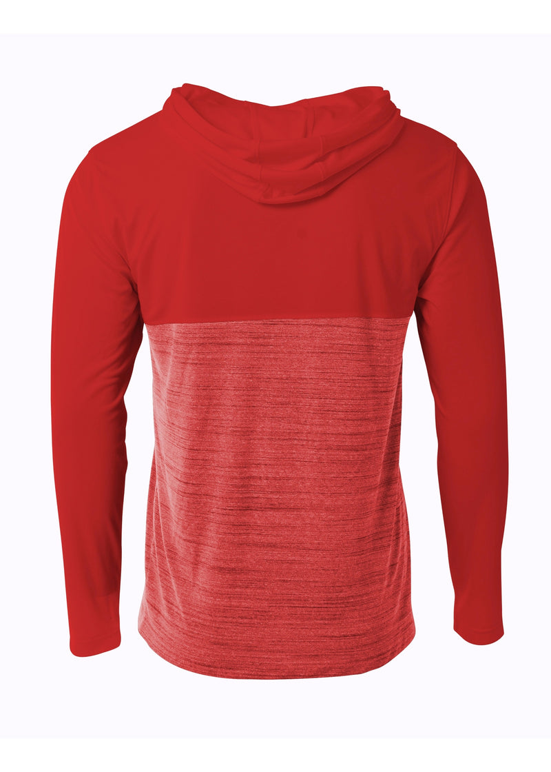 A4 Mens Slate Quarter Zip Hoodie