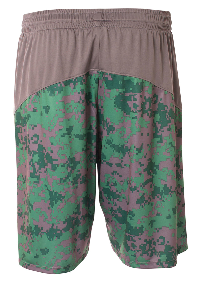 A4 Mens Printed Camo Performance Short