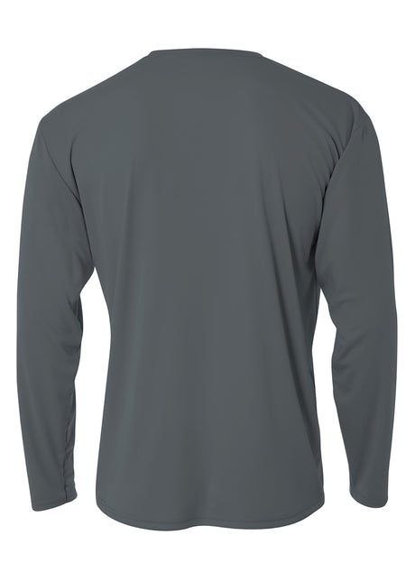 A4 Men's Cooling Performance Long Sleeve Crew 1 of 2 A4