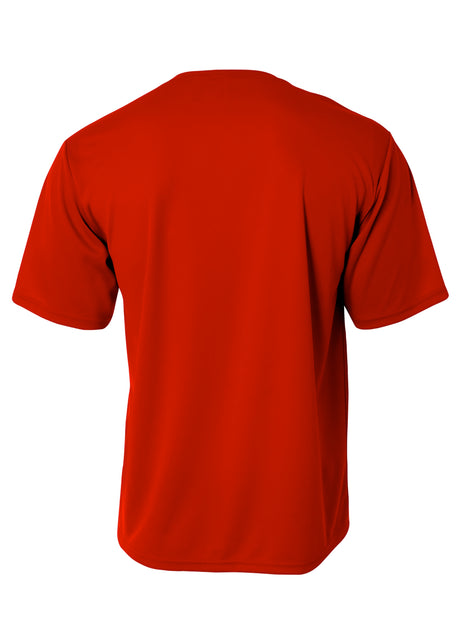 A4 Mens Short Sleeve Birds-Eye Mesh Crew A4