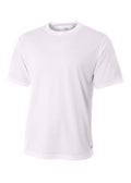 A4 Mens Short Sleeve Birds-Eye Mesh Crew A4