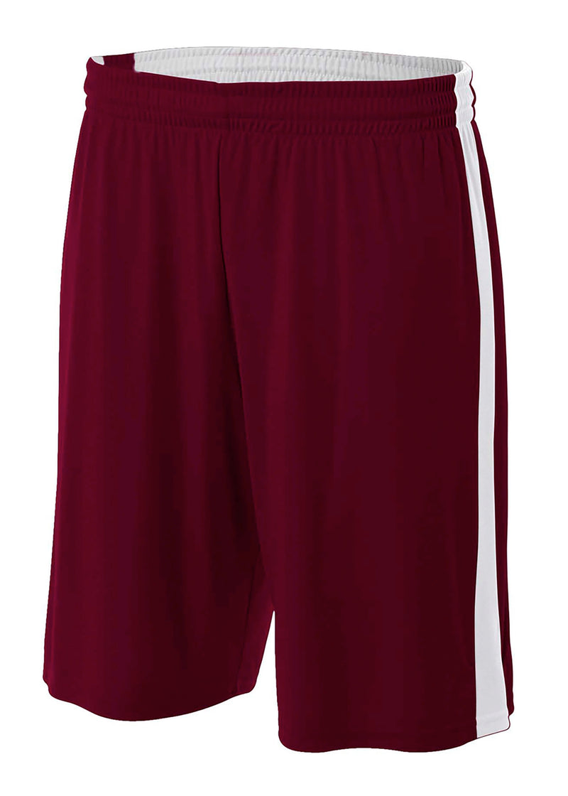 A4 Mens Reversible Moisture Management 10" Short
