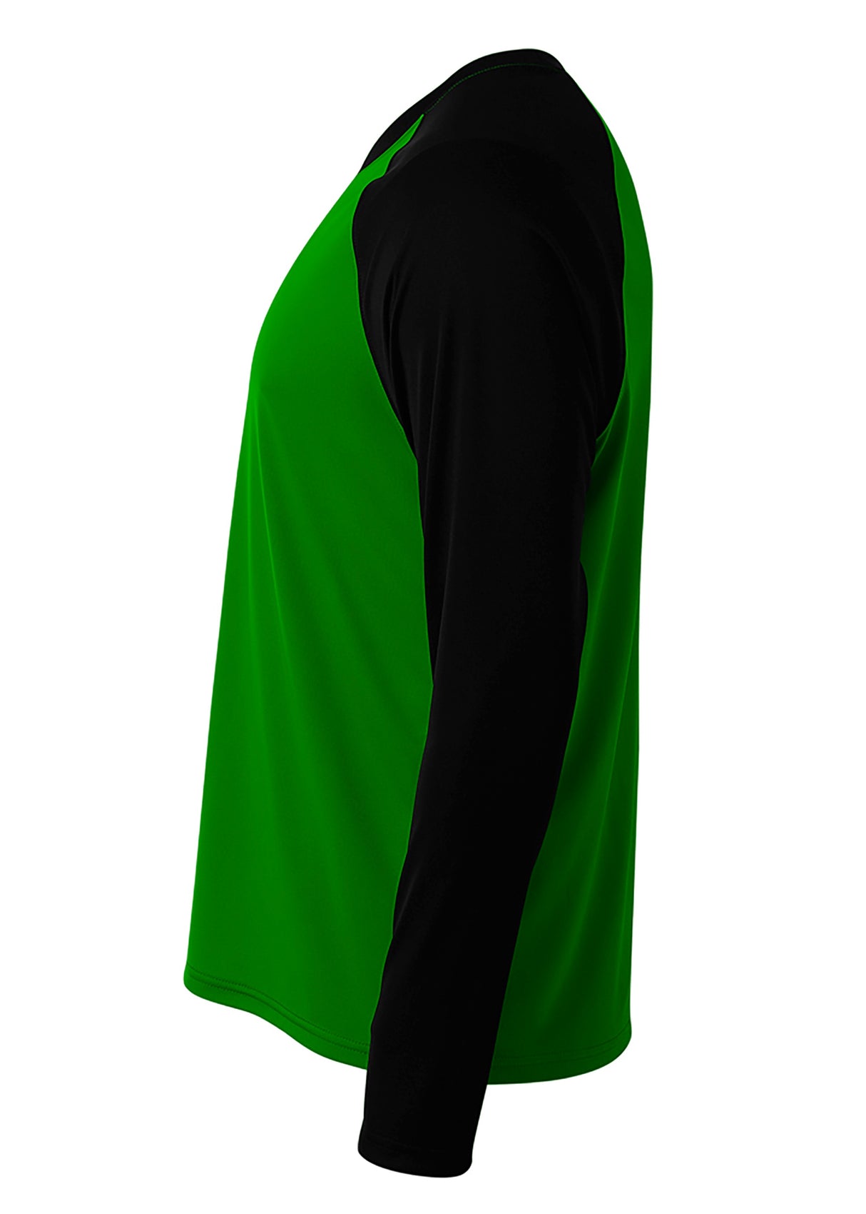 A4 Mens Long Sleeve Strike Raglan Tee A4