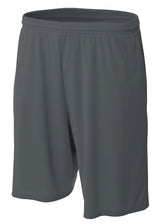 A4 Men's 9" Moisture Management Shorts with Side Pockets