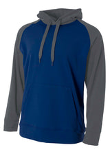 A4 Mens Color Block Tech Fleece Hoodie A4