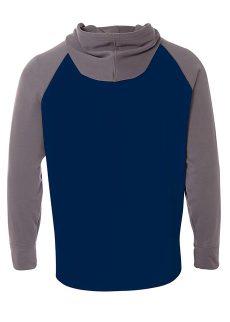 A4 Mens Color Block Tech Fleece Hoodie A4
