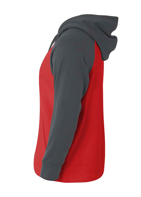 A4 Mens Color Block Tech Fleece Hoodie A4