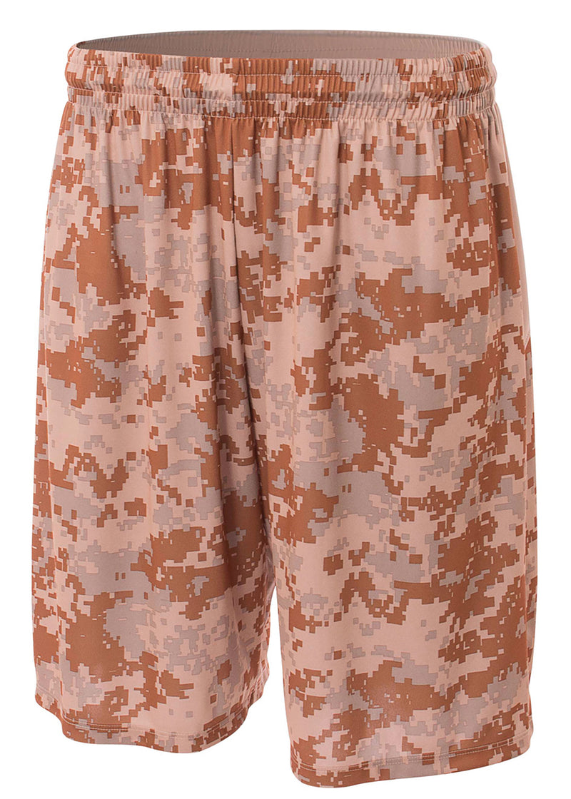 A4 Mens Printed Camo Performance Short