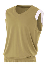 A4 Mens Moisture Management V-Neck Muscle A4