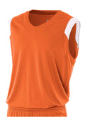 A4 Mens Moisture Management V-Neck Muscle A4
