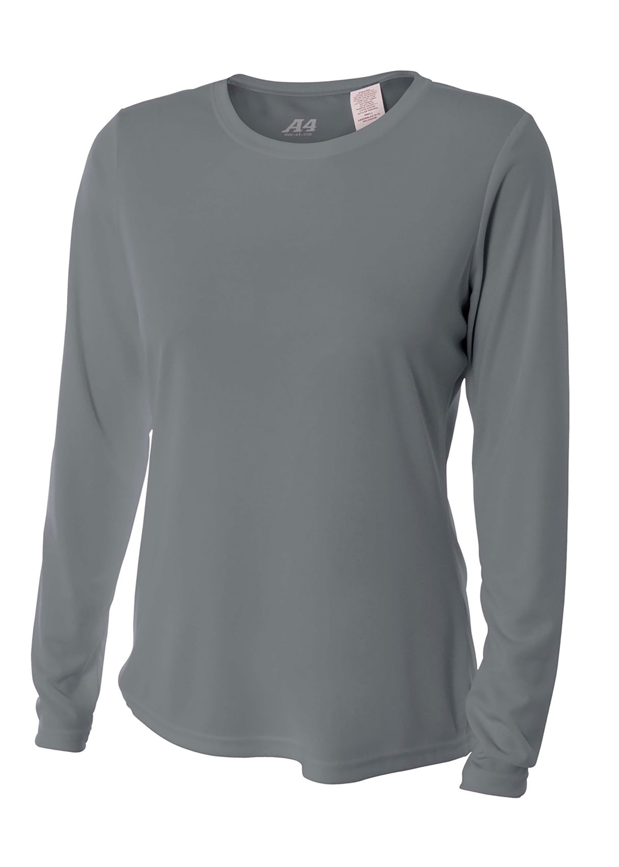 A4 Women's Long Sleeve Cooling Performance Crew