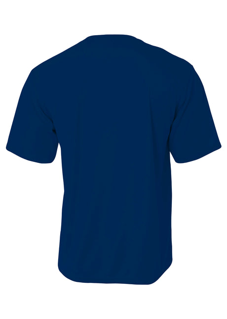 A4 Mens Short Sleeve Birds-Eye Mesh Crew A4
