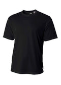 A4 Mens Short Sleeve Birds-Eye Mesh Crew A4