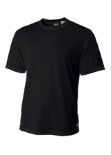 A4 Mens Short Sleeve Birds-Eye Mesh Crew A4