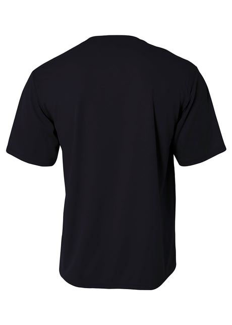 A4 Mens Short Sleeve Birds-Eye Mesh Crew A4