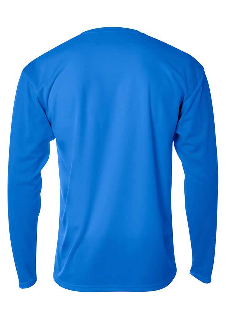 A4 Mens Long Sleeve Birds-Eye Mesh Crew A4