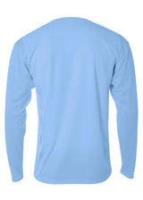 A4 Mens Long Sleeve Birds-Eye Mesh Crew A4