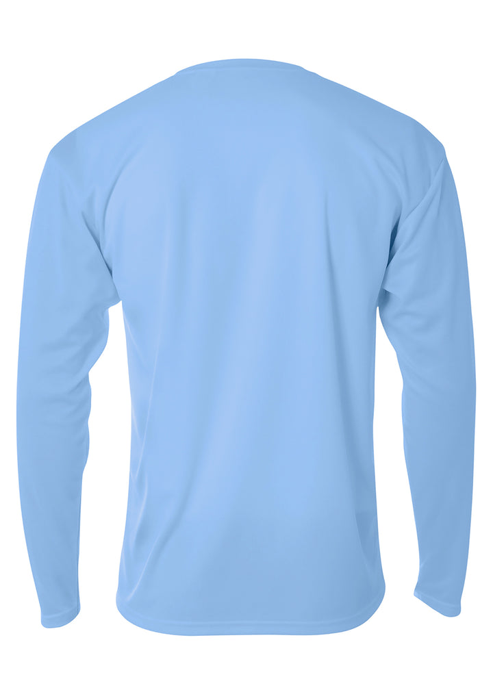 A4 Mens Long Sleeve Birds-Eye Mesh Crew A4