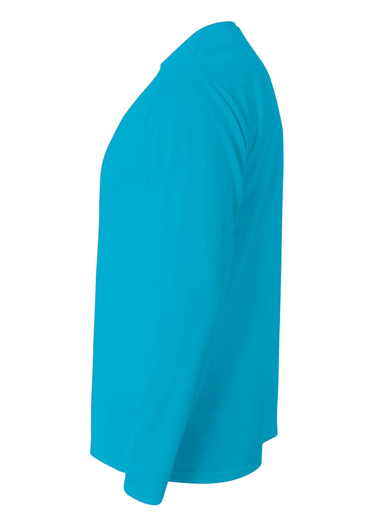 A4 Mens Long Sleeve Birds-Eye Mesh Crew A4