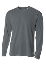 A4 Mens Long Sleeve Birds-Eye Mesh Crew A4