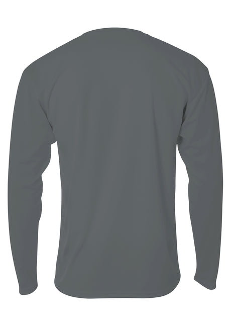 A4 Mens Long Sleeve Birds-Eye Mesh Crew A4