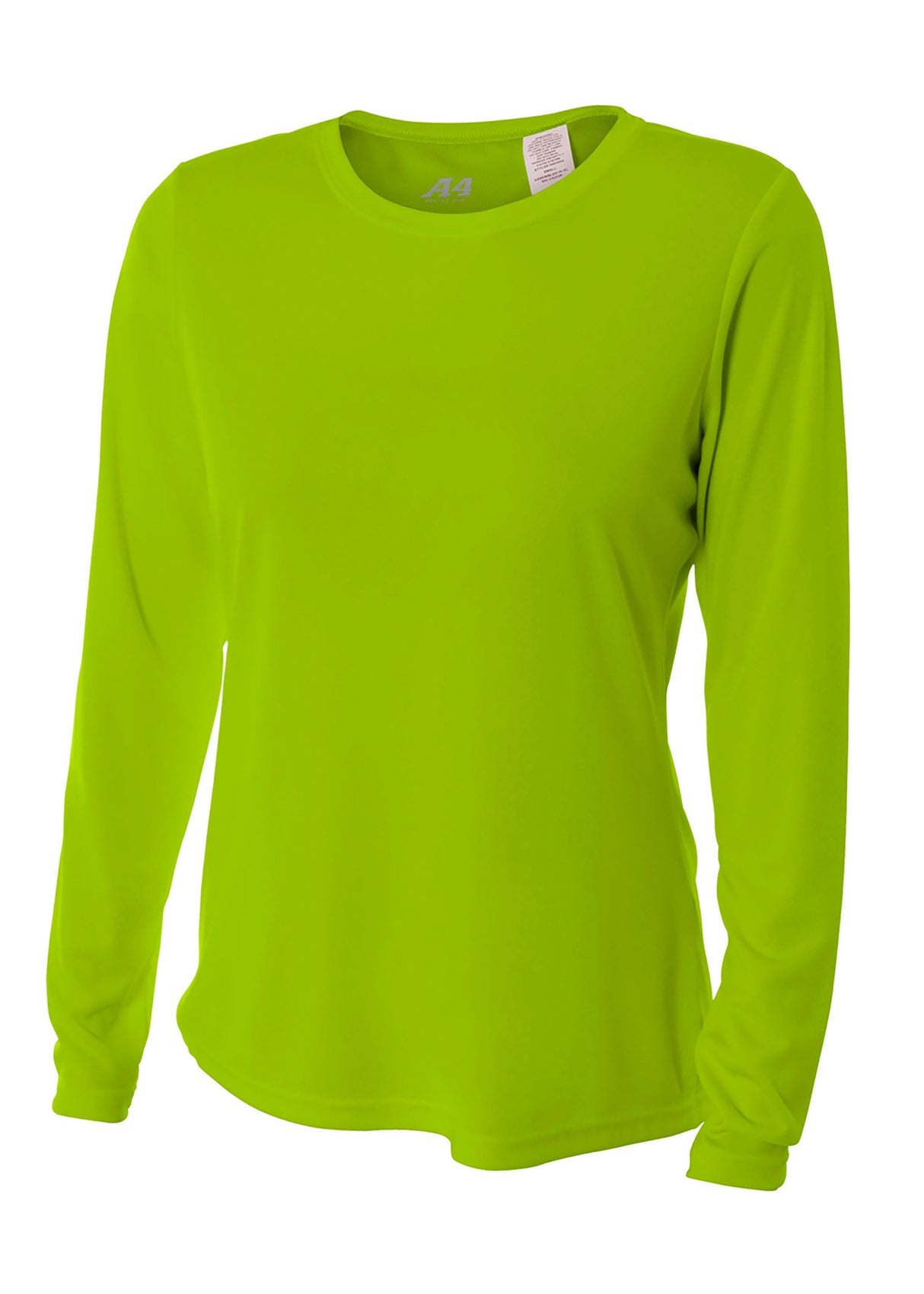 A4 Women's Long Sleeve Cooling Performance Crew