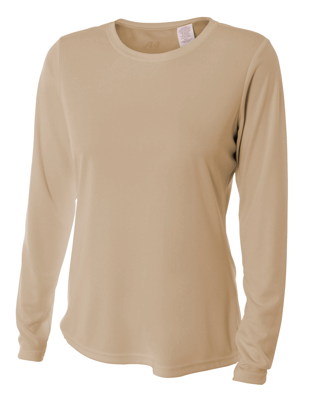 A4 Women's Long Sleeve Cooling Performance Crew