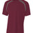 A4 Mens Spartan Short Sleeve Color Block Crew A4