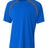 A4 Mens Spartan Short Sleeve Color Block Crew A4