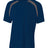 A4 Mens Spartan Short Sleeve Color Block Crew A4
