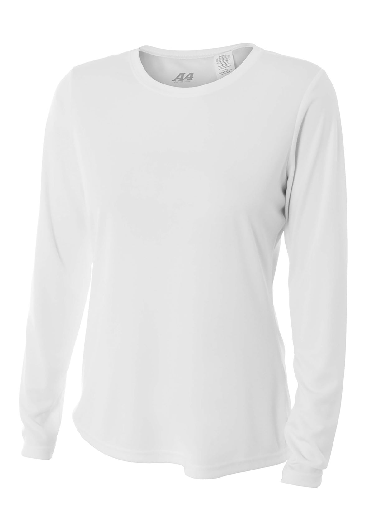 A4 Women's Long Sleeve Cooling Performance Crew