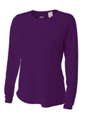 A4 Women's Long Sleeve Cooling Performance Crew