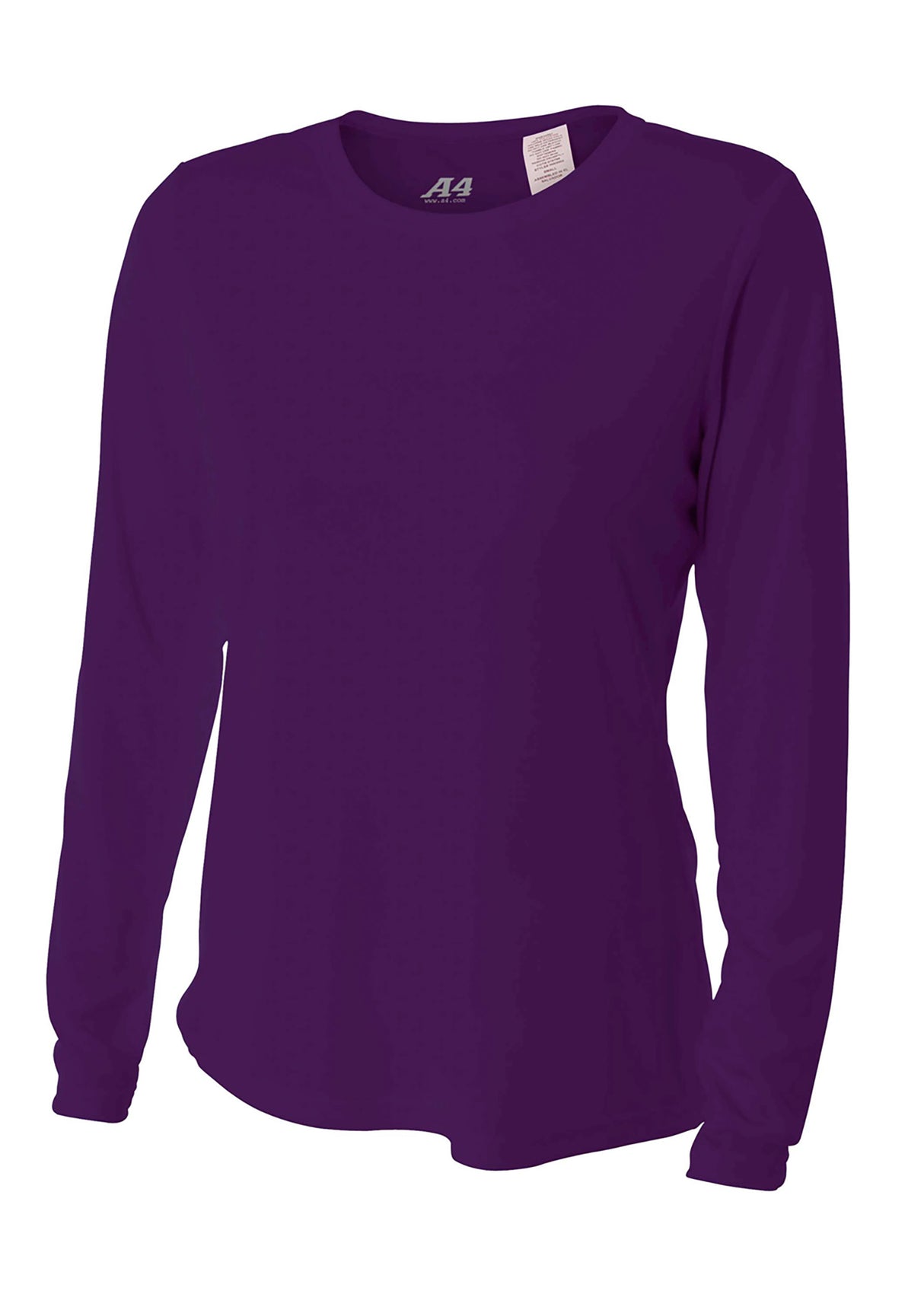 A4 Women's Long Sleeve Cooling Performance Crew